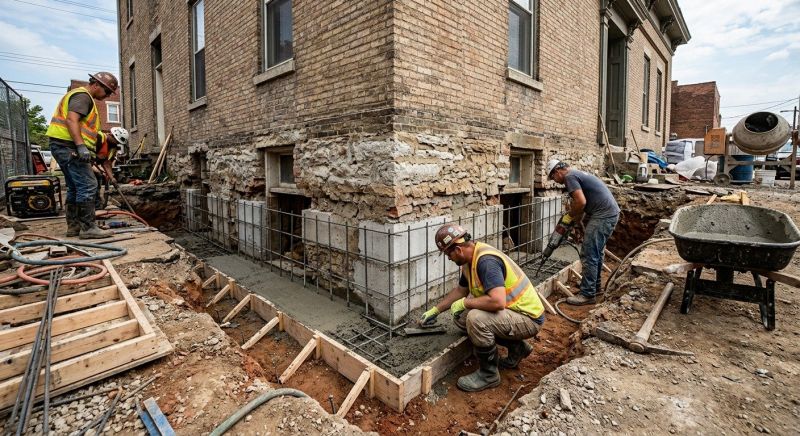 Structural Underpinning in Kalamazoo County, MI